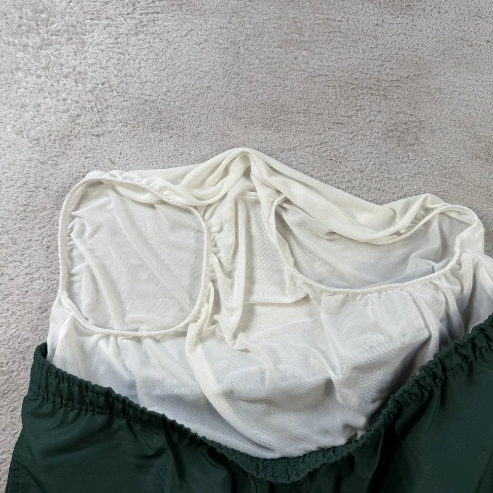 Bather Shorts Mens Large Green Swim Trunks Lined Beach Surf Summer Performance